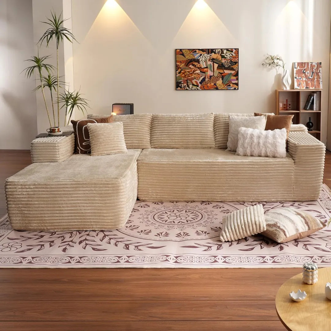 🔥Today's $34.99🎁Minimalist L-Shape Couch
