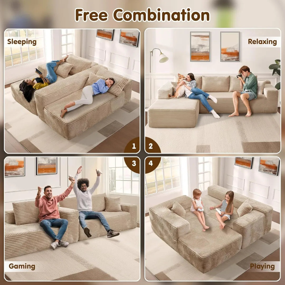 🔥Today's $34.99🎁Minimalist L-Shape Couch