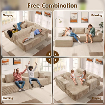 🔥Today's $34.99🎁Minimalist L-Shape Couch