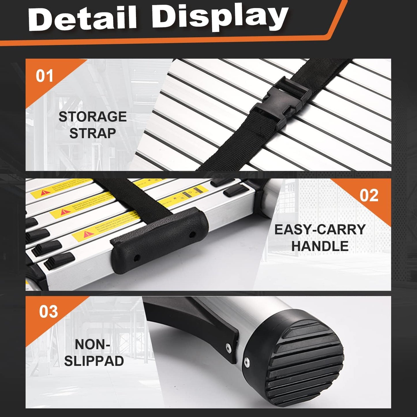 ✨𝗧𝗼𝗱𝗮𝘆'𝘀 𝗦𝗽𝗲𝗰𝗶𝗮𝗹𝘀🎁Multi-Purpose Collapsible Ladder for RV or Outdoor Work