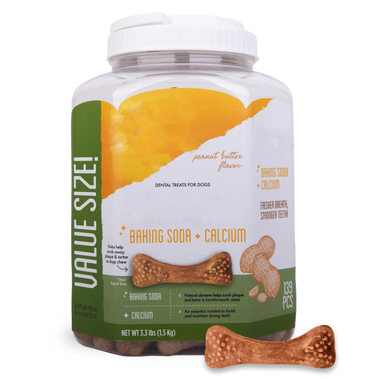 Dental Treats for Dogs with Baking Soda and Calcium