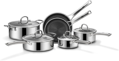 Pots and Pans Hybrid Cookware Set