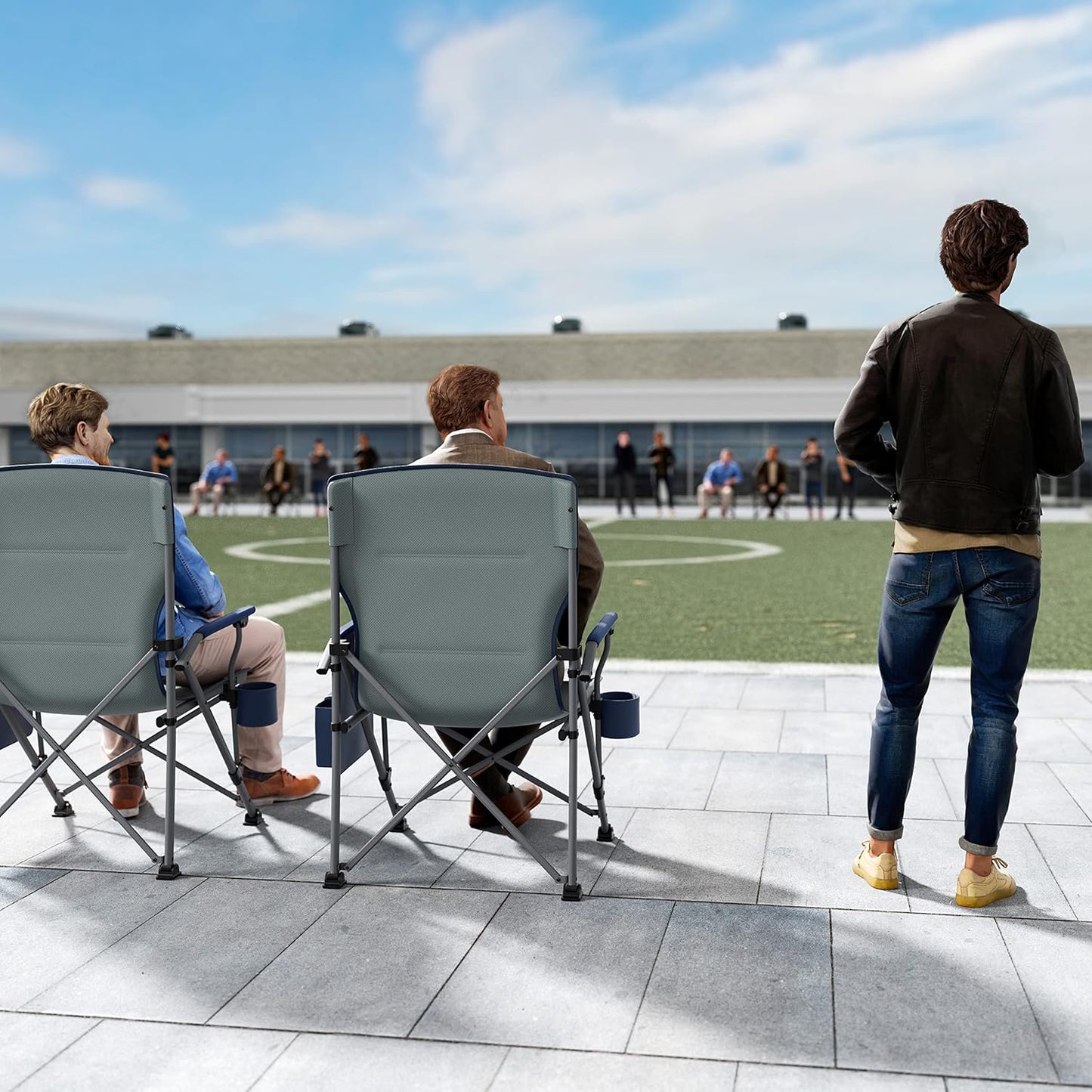 💥Oversized Folding Camping Chair