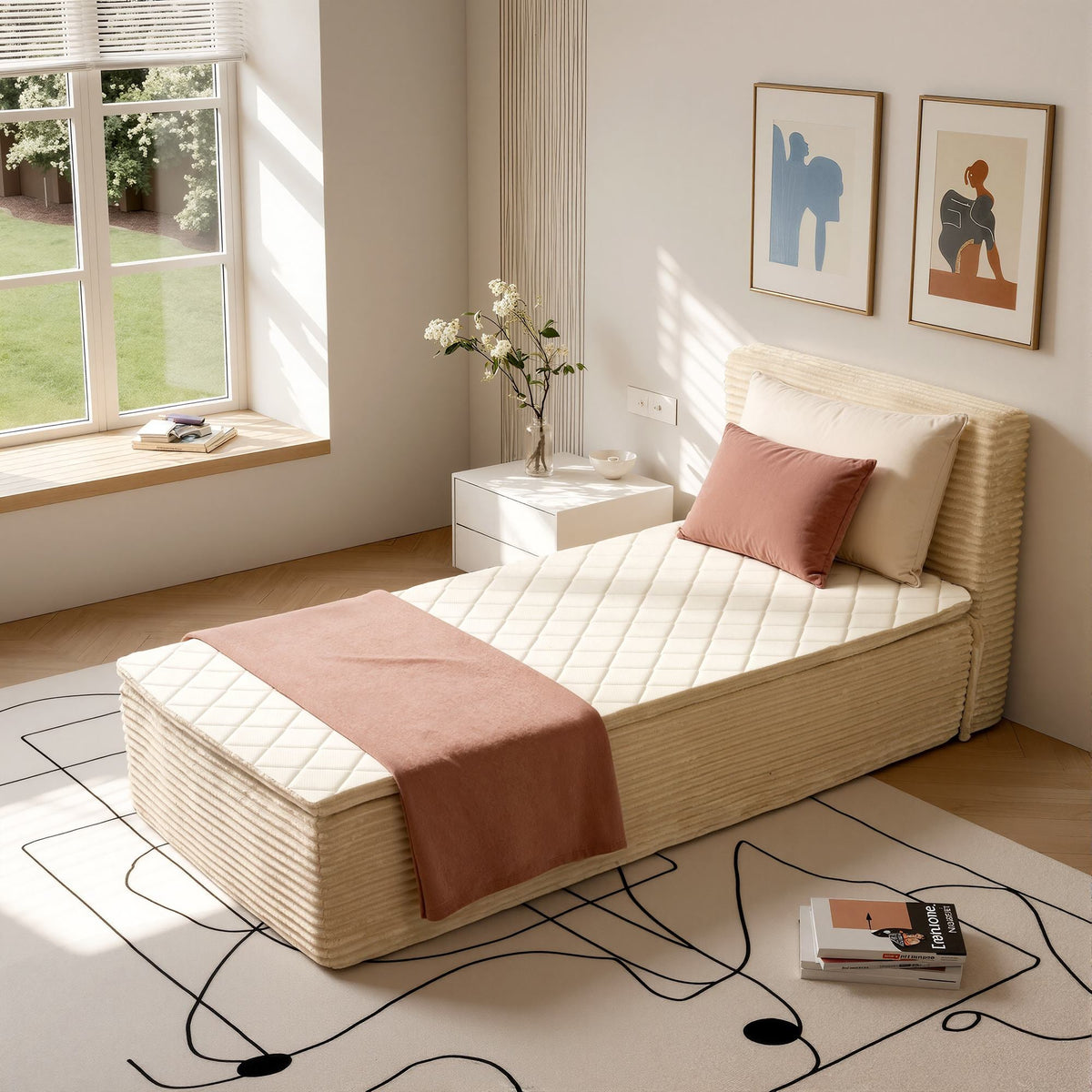 🔥Today's Only $34.99🎁Soft Boneless Sofa Bed