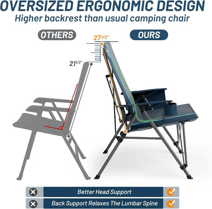 💥Oversized Folding Camping Chair