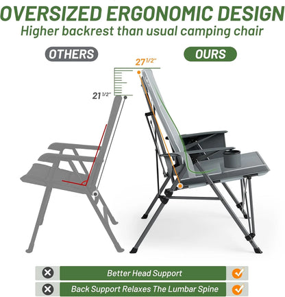 💥Oversized Folding Camping Chair