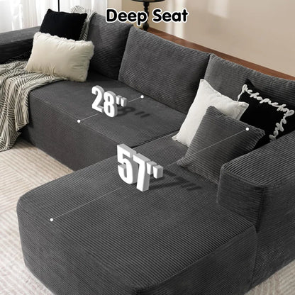 🔥Today's $34.99🎁Minimalist L-Shape Couch